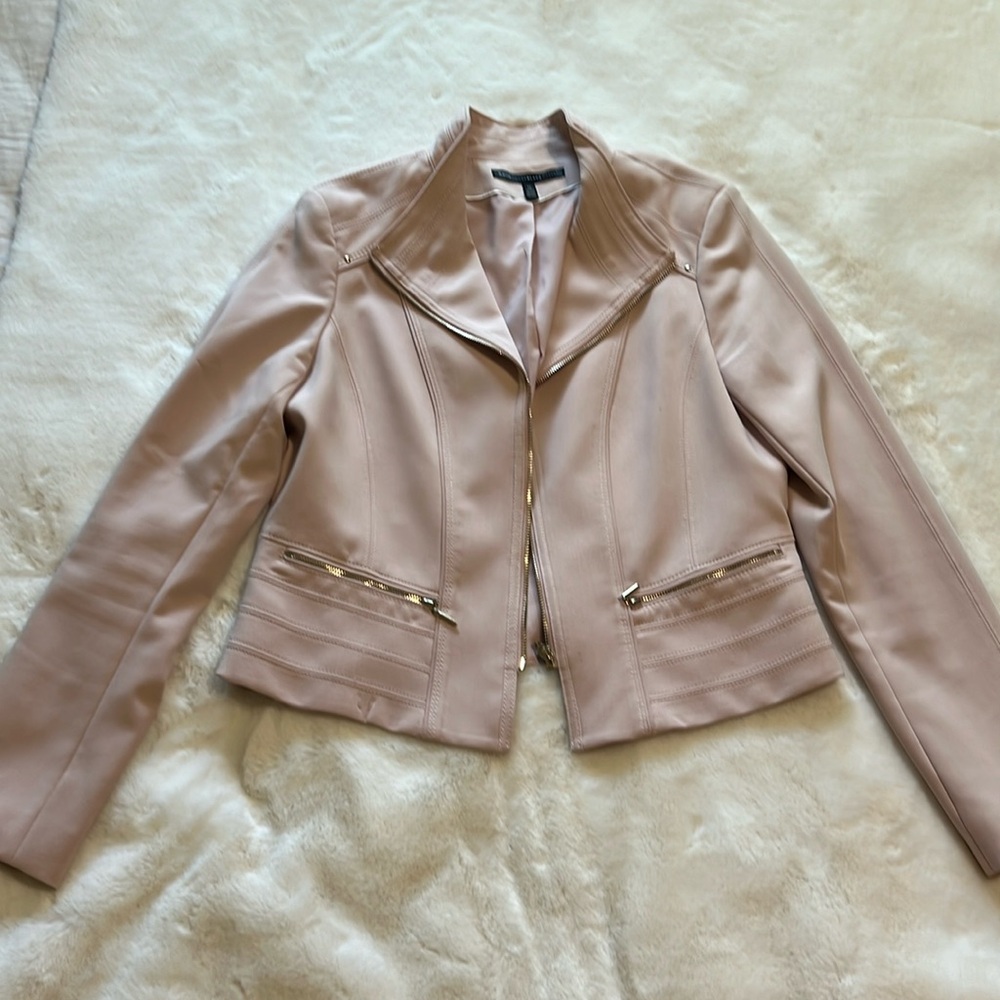 White House Black Market Pink jacket Size 12